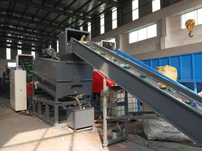 Pet PP PE ABS PC Plastic Recycling Machine / Waste Plastic Film Bottle Woven Bag Flakes Recycling Washing Granulating Pelletizing Shredder Crushing Machine