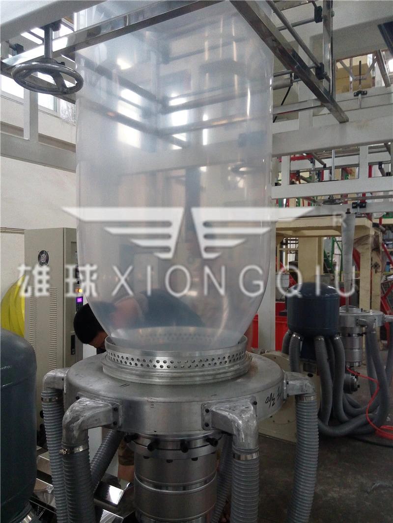 Xiongqiu 800mm High Output HDPE/LDPE/LLDPE Plastic Film Blowing Machine for T-Shirt Bags