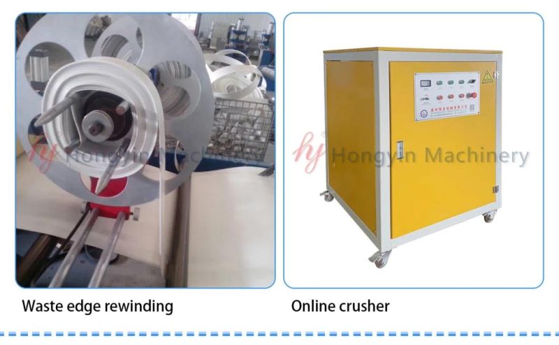 1-2 Layer Plastic Sheet Extruder 300 Kg Rewinding Plastic Sheet Forming Machine