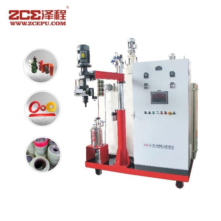 Middle Temperature Polyurethane Elastomer Casting Machine Producing CPU Products