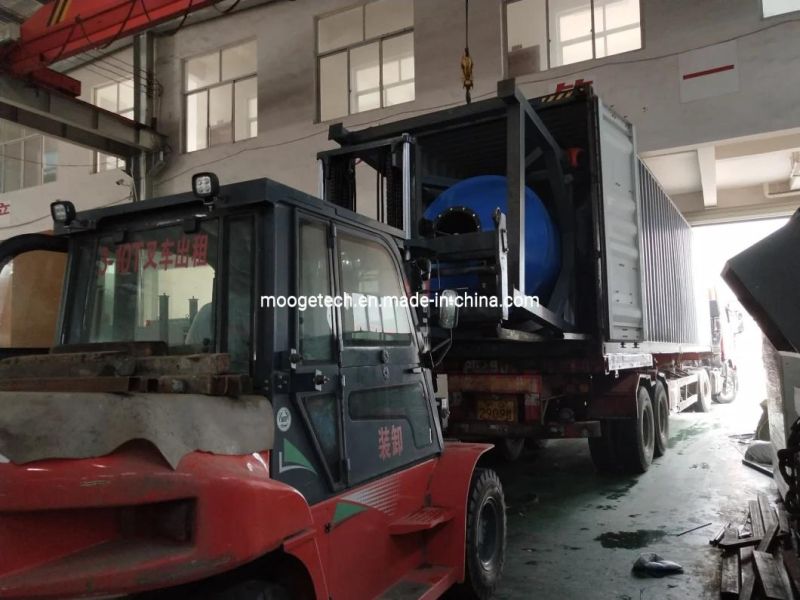 500 kg/h PET Fiber fabrics recycling granulating machine