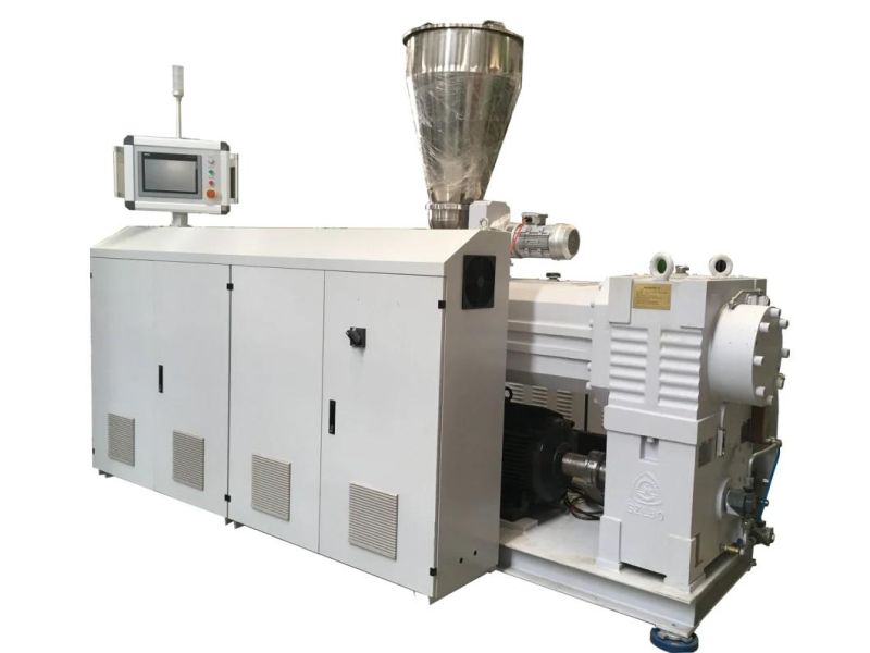 Plastic SPVC/PVC Pipe Making Machine Conical Twin Screw Extruder Machine