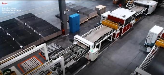 PVC Resin Material Spc Stone Plastic Easy Click Flooring Extruder Machine