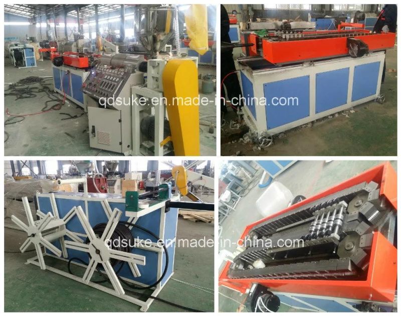 Plastic PE/PP/PVC Single/Double Wall Corrugated Pipe/Tube Extrusion Making Machine Production Line