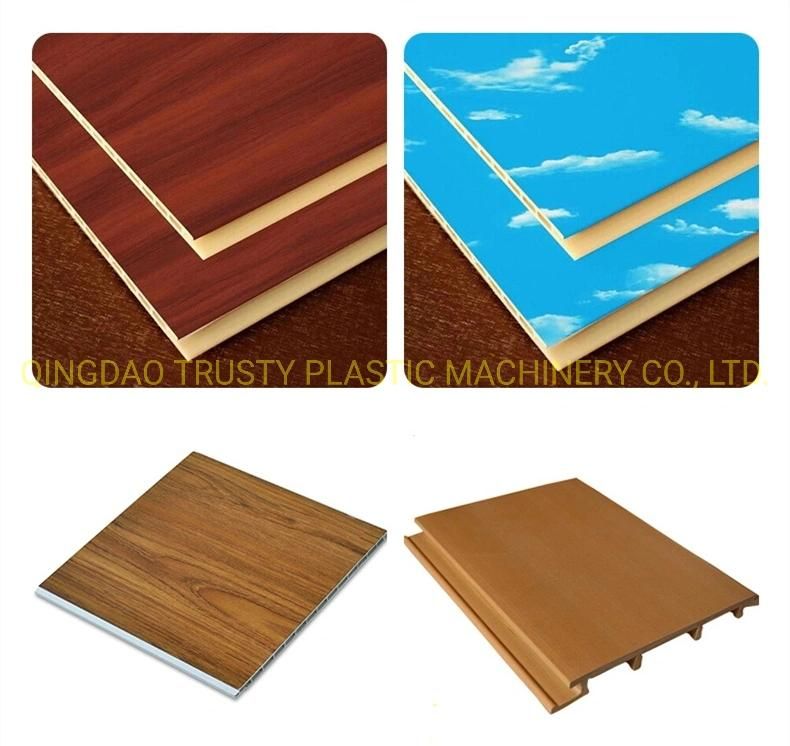 PVC / UPVC Profile Decoration Gusset Plate Ceiling Panel Production Line Manufacturer