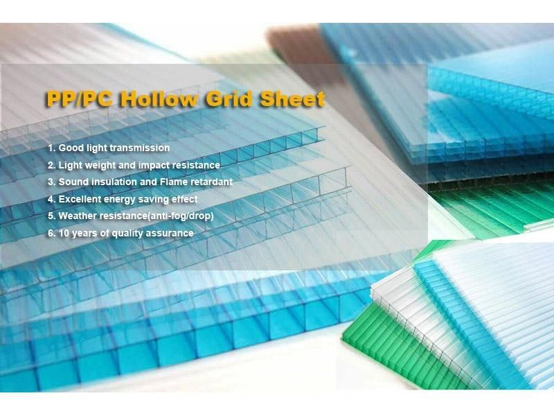 PC/PP Hollow Grid Sheet Extrusion Making Machine