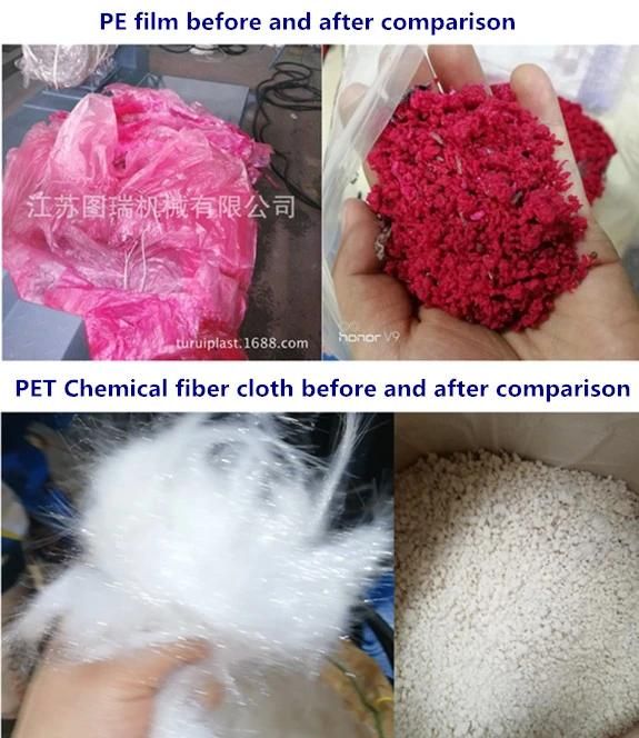 Waste PE PP Pet Milk Bottle Flakes Making Agricultural Agglomerator/Plastic Machines