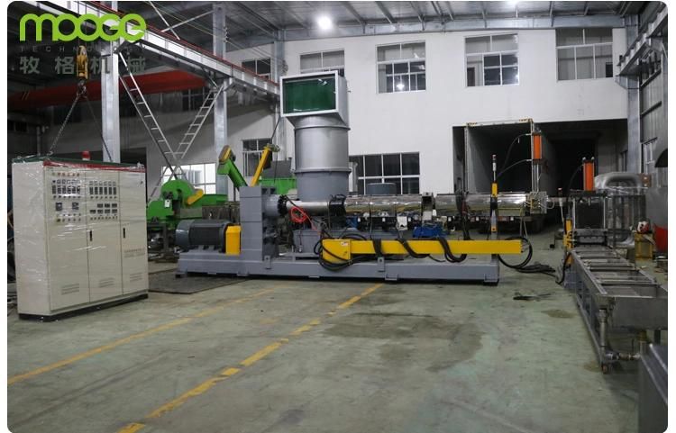 Plastic PP bag strand cutting granulator machine