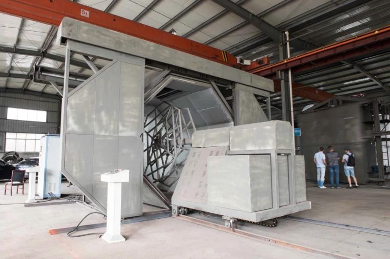 Two Arms Shuttle Type Rotational Molding Machine Thermoplastic Machine