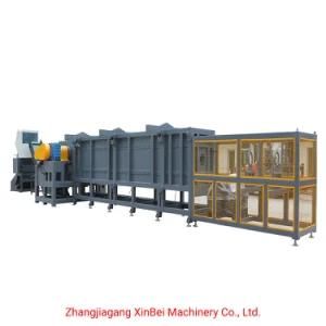 PE Pipe Horizontal Shredder Plastic Recycling Machine