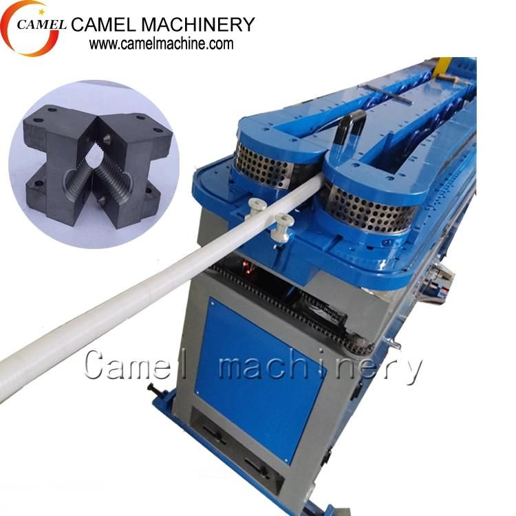 Plastic HDPE PE PP PVC Single Wall Corrugated Pipe Soft Tube Extrusion Production Machine / Plastic Electric Wire Conduit Pipe Making Machine Production Line