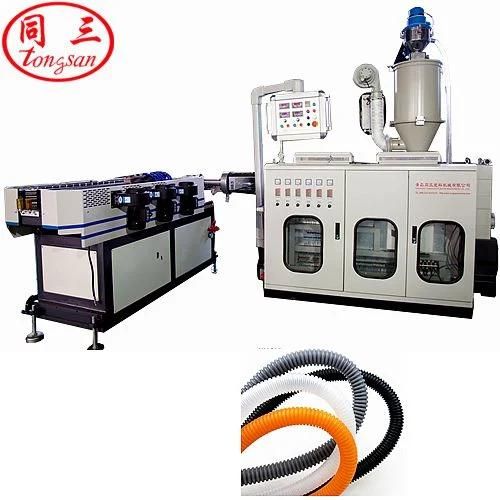 China Manufacture 4.5-110mm Corrugated Pipe Plastic Extruder Machine