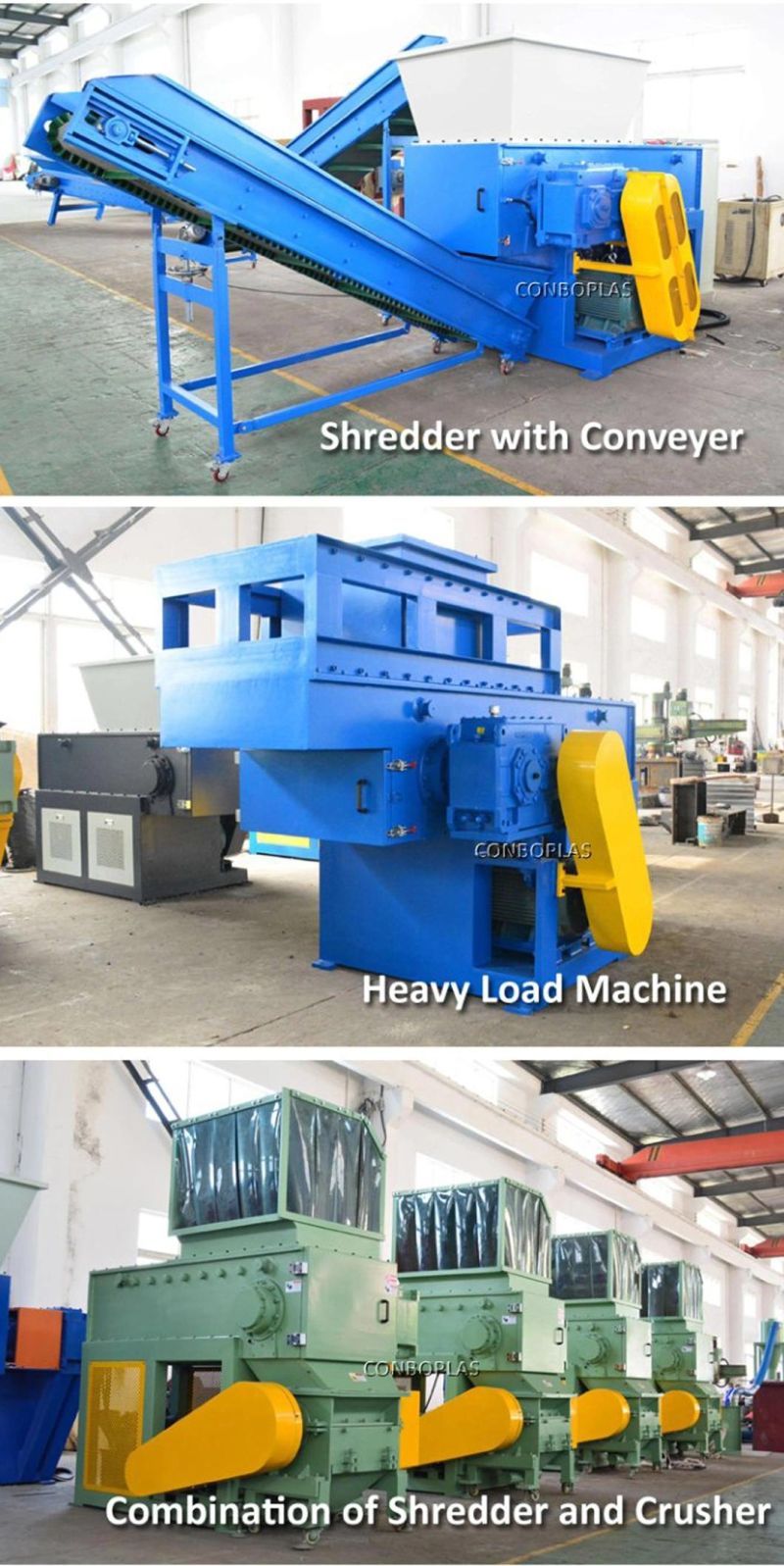 Powerful Shredder Crusher Unit for Plastic Lumps