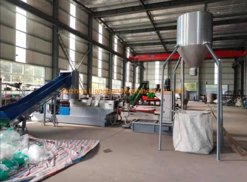 Waste Plastic PP, PE, PVC, ABS, PS Recycling/ Granulating/ Pelletizing Machine