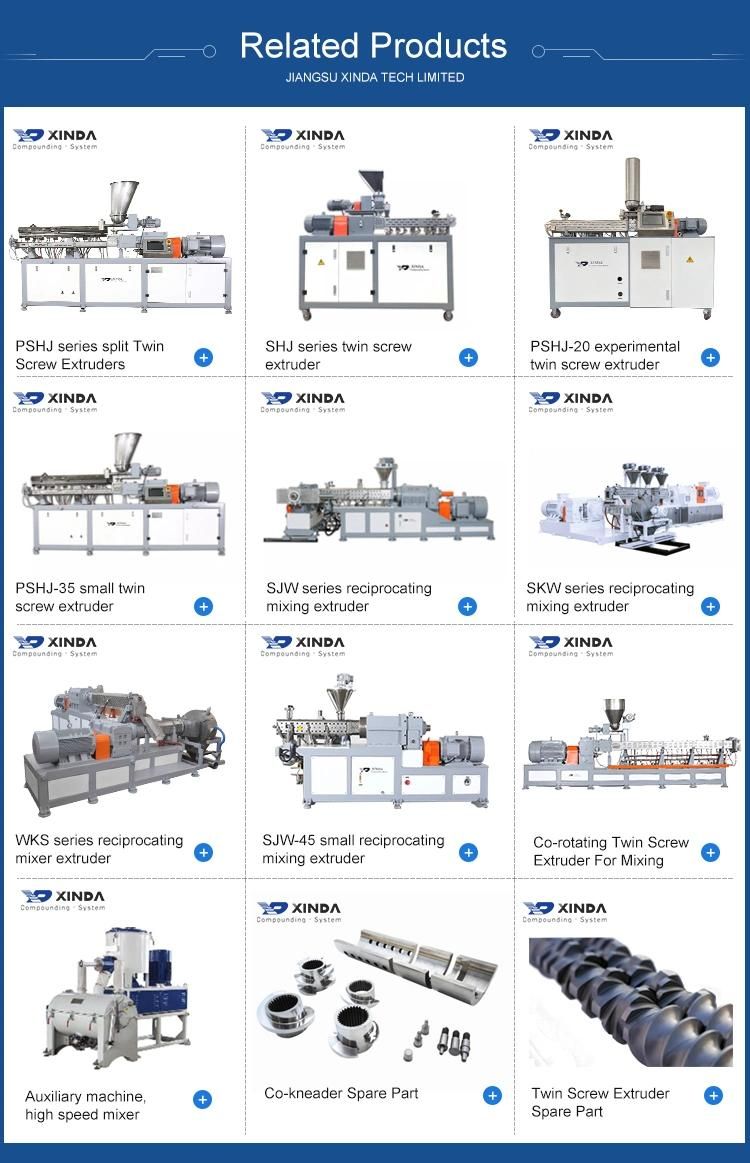 Industrial Composted Biodegradable Pellets Extruder Machine for PLA Pbat Pha Corn Cassava Starch