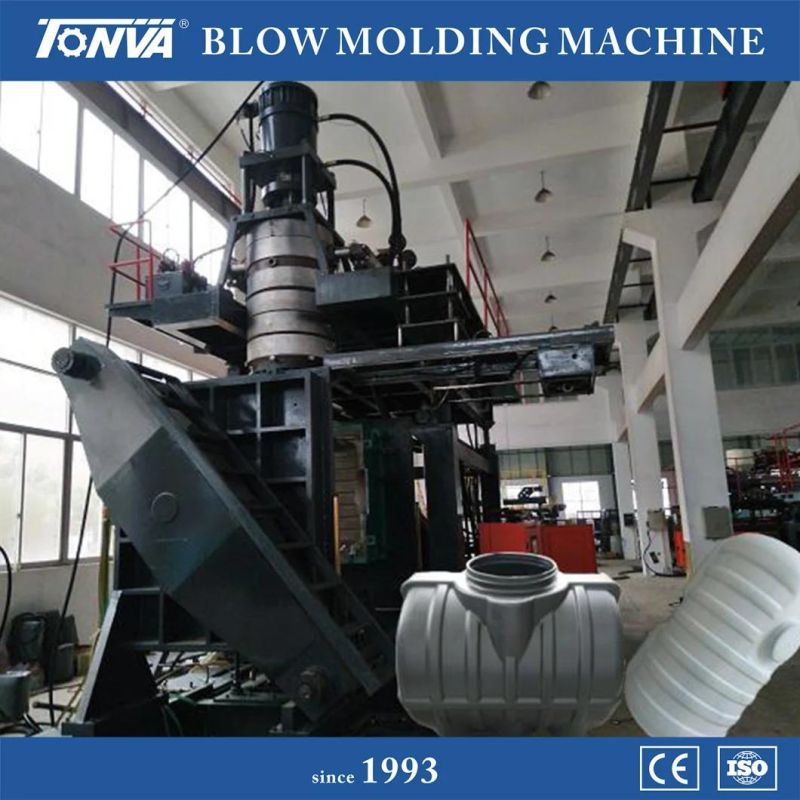 Accumulator Type Horizontal 1000L Plastic Tank Making on Large Size Extrusion Blow Molding Machine