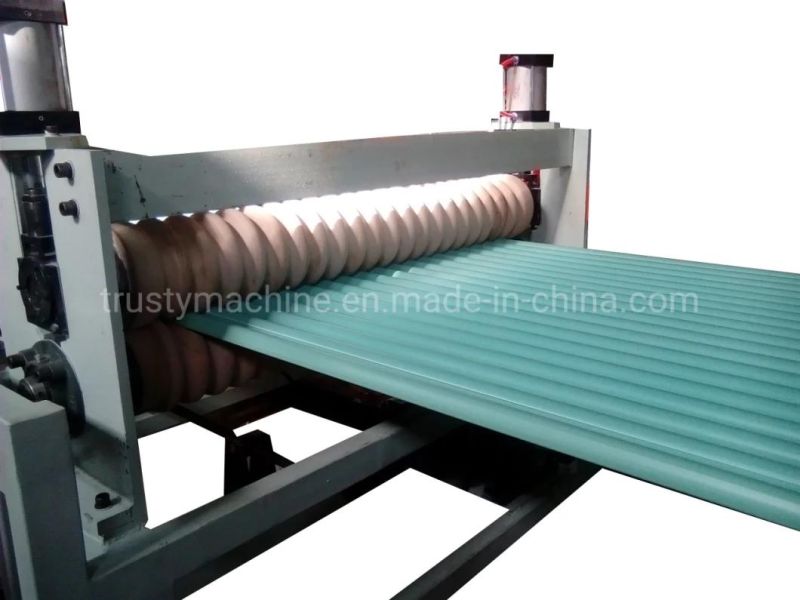 China PVC Corrugated Wave Roof Sheet Production Line Extruder Machine