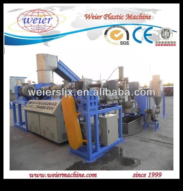 Hot Sale PP PE HDPE Plastic Waste Film Woven Bags Recycling Pelletizing Production Extrusion Line