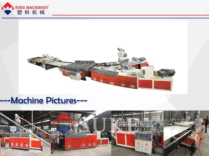 Plastic PVC Crust Foam Board/Sheet Production Extrusion Machinery with CE