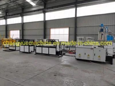 PE PVC Carbon Spiral Corrugated Pipe Production Line