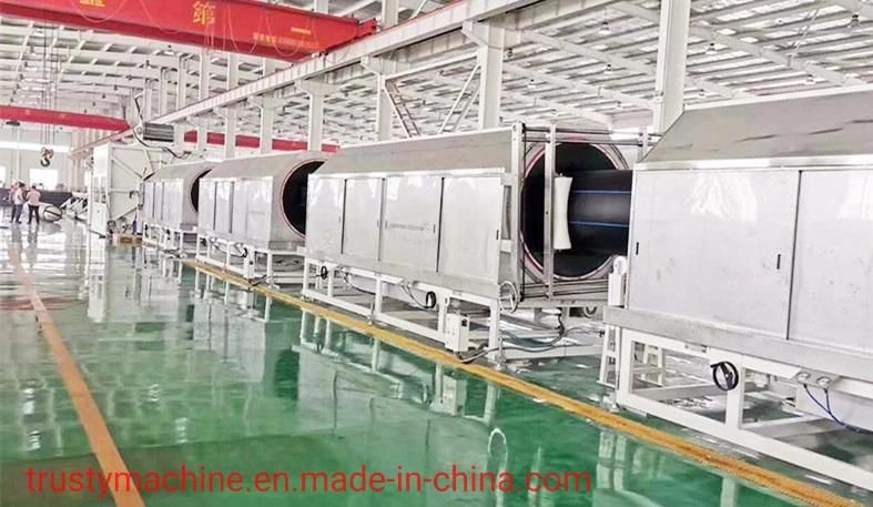 Large Diameter (630-800mm) HDPE&PE Water Supply Pipe Production Line