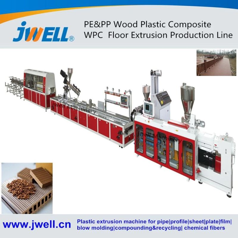 Jwell Plastic Recycling PVC/PE Pipes Making Extruder Plastic Machine