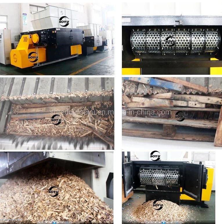 Waste Plastic Pipe/Tube/Board Shredding Machine Multifunctional Wood/Plastic/Rubber/Metal Shredder