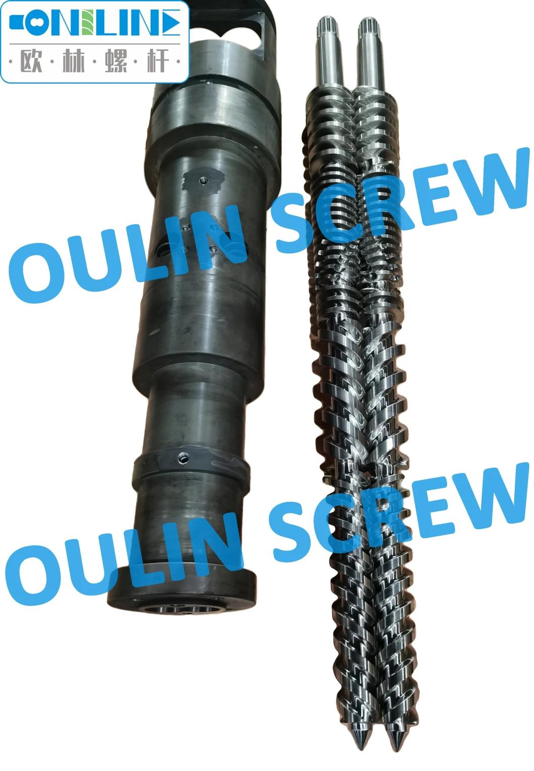 Cincinnati Milacron Cmt 45/97 Twin Conical Screw and Barrel for PVC Profiles