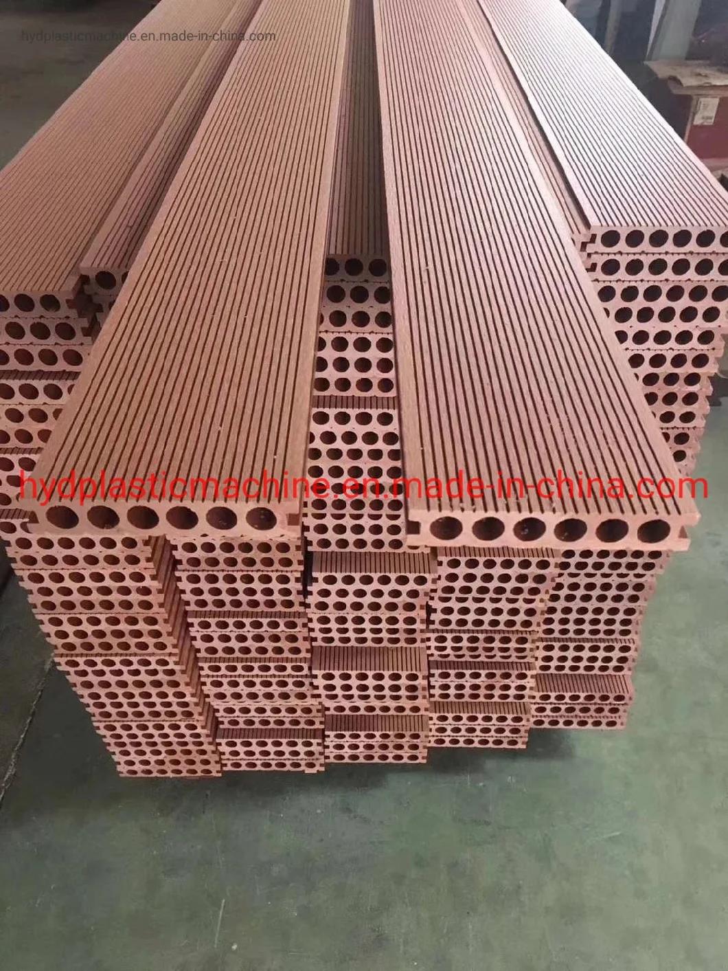 Plastic Extruder Machine Wood Plastic Composite WPC Decking Profile Production Line