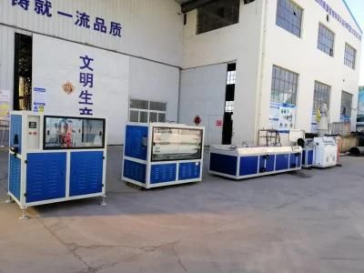 High Speed Plastic UPVC-CPVC-PVC-PE-PPR-WPC Profile/Sheet Making Machine Production Line ...