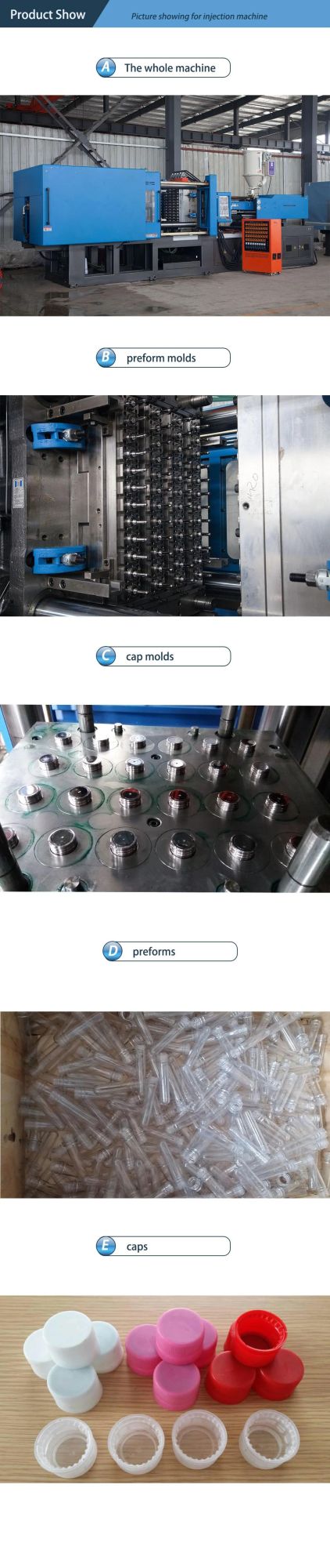 Pet Material Products Injection Moulding Machine