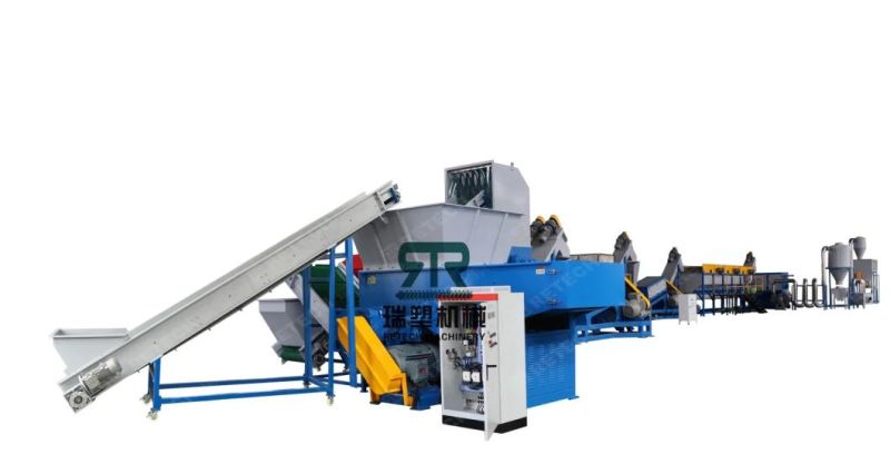 Plastic HDPE LDPE Film/PP Woven/Sack Bag Waste Bottle Flakes Washing Recycling Drying Production Line