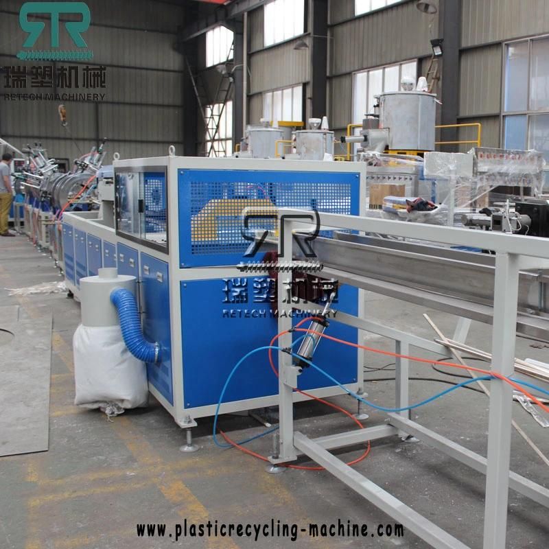 Plastic PVC UPVC Foam Skirting Line Gate Edge Frame Profile Making Foam PS Frame Extrusion Machine