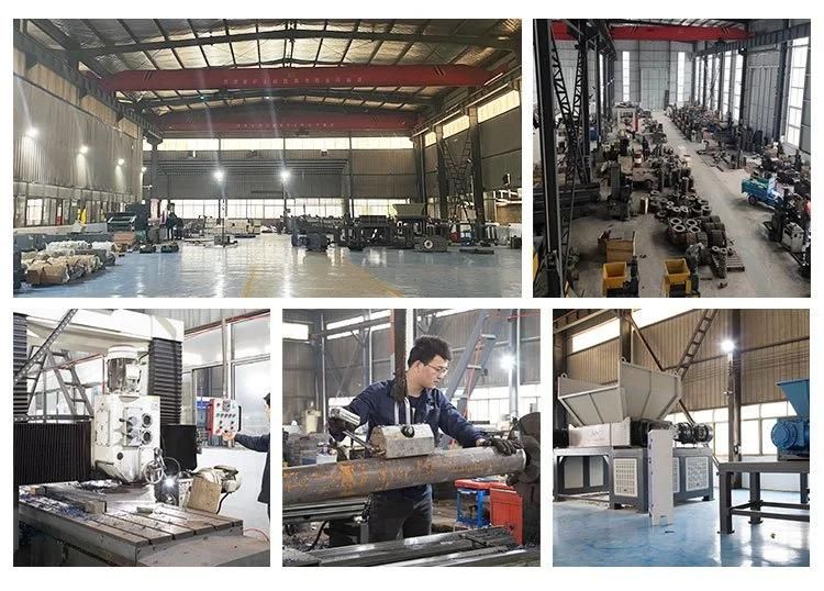 Second Hand Industrial Glass Bottle Crusher Shredder Machinepe PP PVC Pet Waste Plastic Shredder for Sale