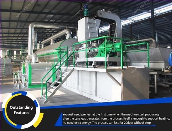 Environment Friendly Fully Automatic Continuous Waste Plastic Recycling to Energy Plant