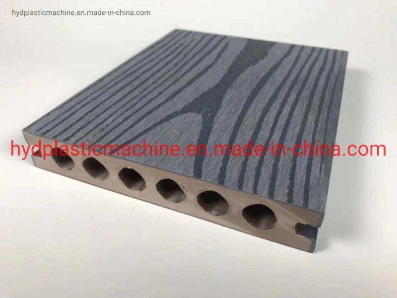 Outdoor WPC Decking Flooring Profile Extrusion Line