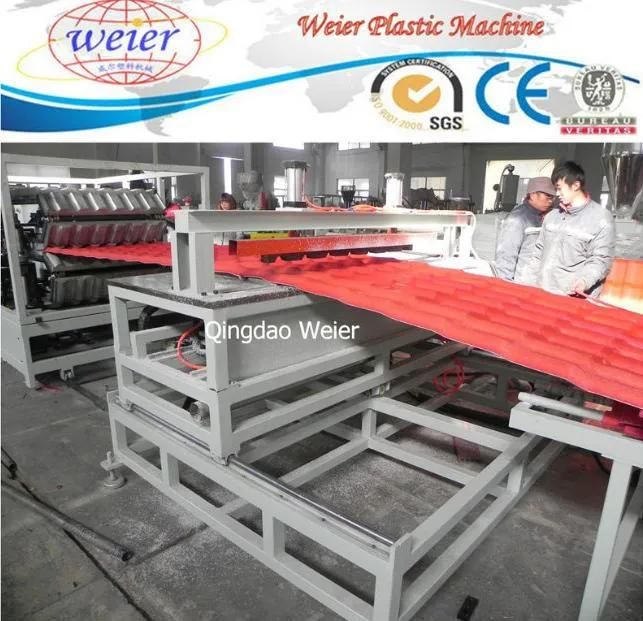 PVC Wave Roofing Sheet Plate Extruder Line