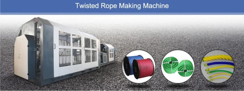 China Manufature 4 Strands Cotton Sisal Rope Machinery