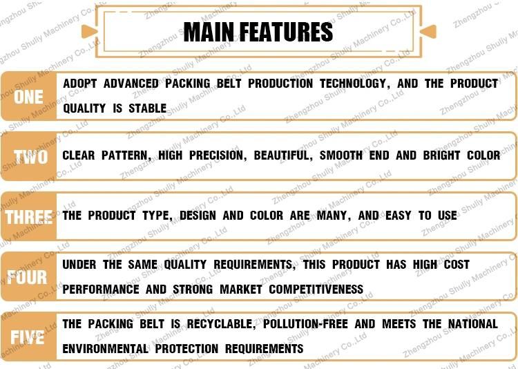 Strapping Rope Making Machine Baling Belt Plastic Extruder Machine