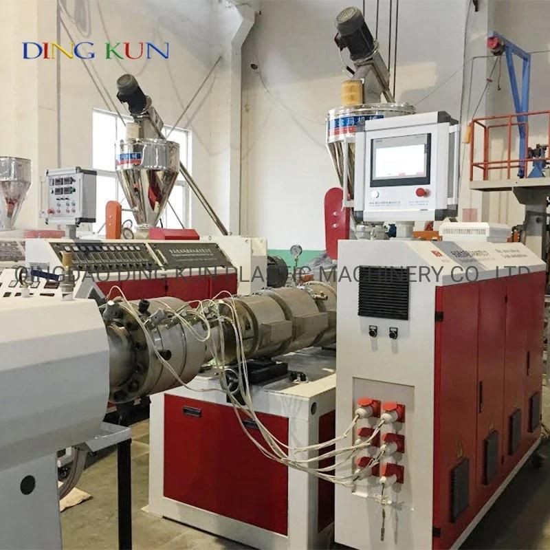 Plastic PVC Electrical Threading Double Pipe Production Line / Tube Machine