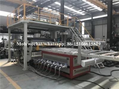 Spc Floor Tile Extrusion Machine / PVC Floor Panel Production Line