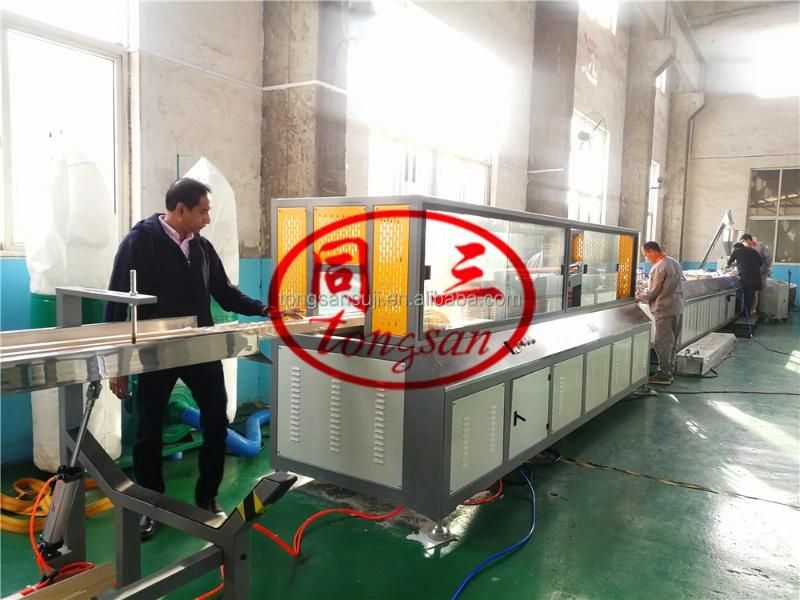 Hegu PVC WPC Door Frame Profiles Extruder Making Machine Sjms65/132