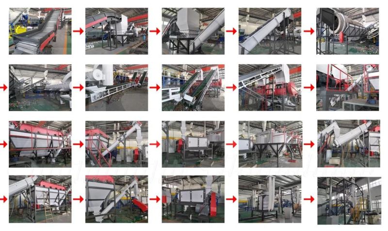 Good Quality Plastic Recycling Plant Waste Pet Bottle Crushing Washing Drying Machine