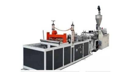 PVC Single-Layer Corrugated Sheet Extrusion Line