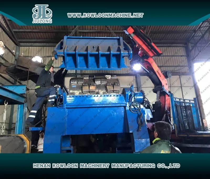 Steel Composited Waste Crusher Granulating Machinery Plastic Granulators Rubber Plastic Recycle Machine