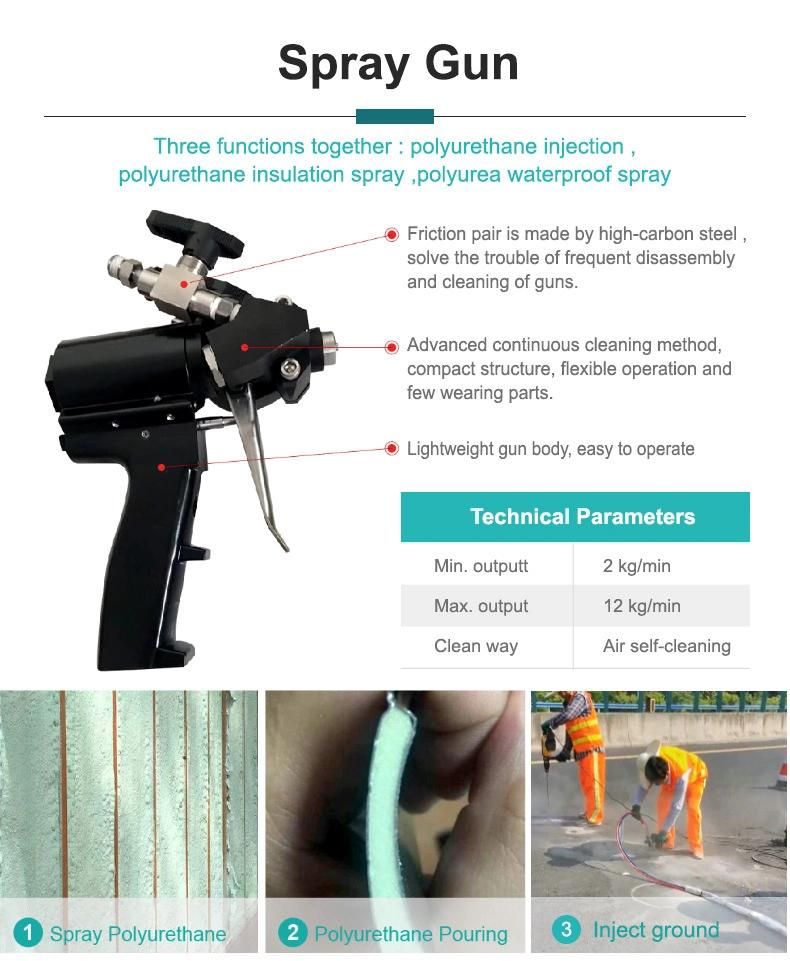 Ce Certification Good Quality Polyurethane Foam Spray Machine for Roof Wall Building Insulation