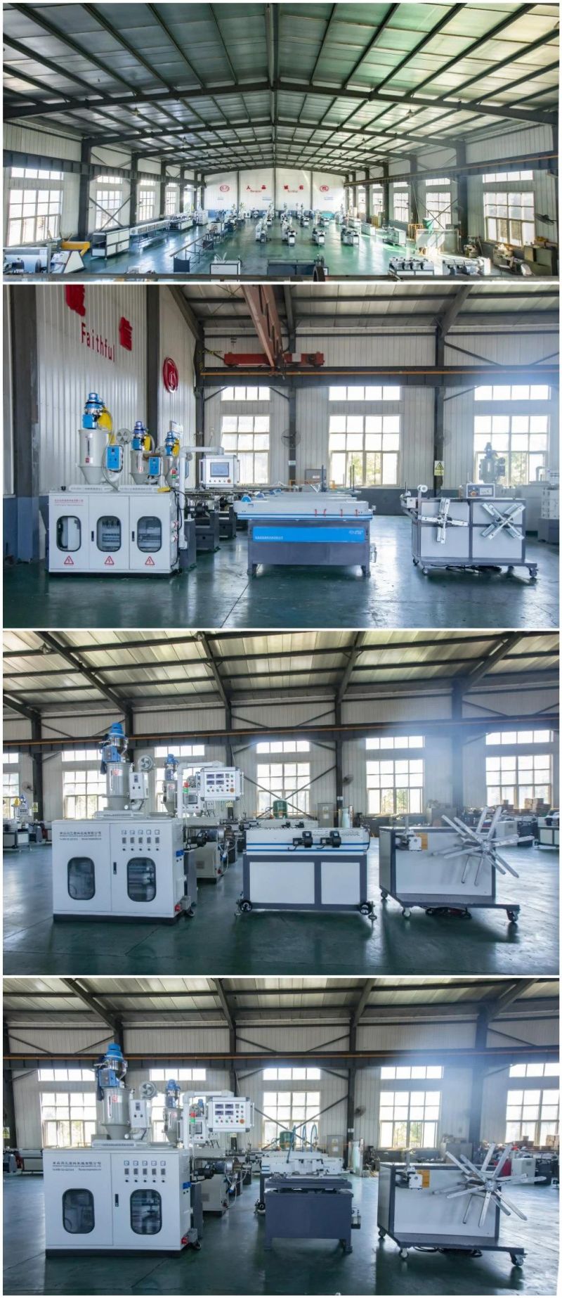 Plastic PE PP PA PVC Electrical Flexible Corrugated Tube Pipe Hose Extruder Making Machine