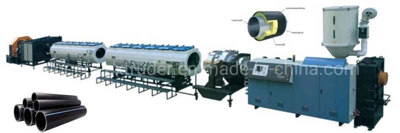 HDPE/PE/PP/PPR/Pert Composite Water Supply/Draiange/Irrigation Pipe Machine Manufacturing Extruding Machinery, Plastic HDPE/PE Pipe Extrusion Production Line