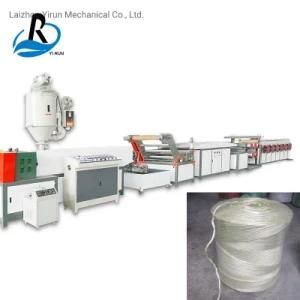 Raffia Recycle Plastic Baler Twine Rope Making Machine