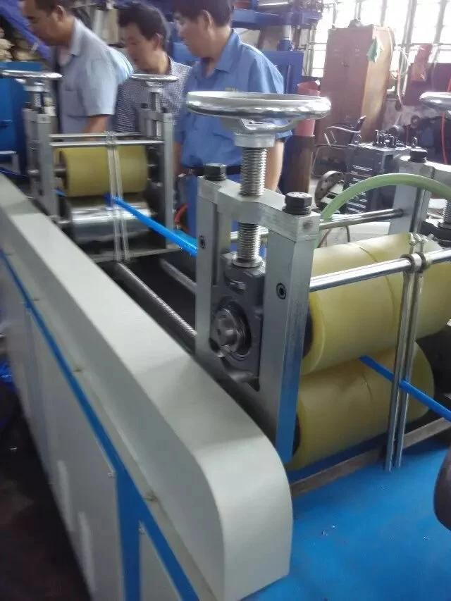 Mop Bar Packing PVC Film Blowing Machine Flat Blow of Barrel Infrared Hot Air Communication